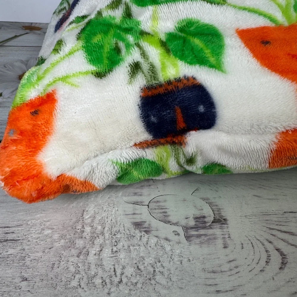 Set of 2 Plant Lover Plush Throw Pillows 14x14 Whimsical Potted Plants Print